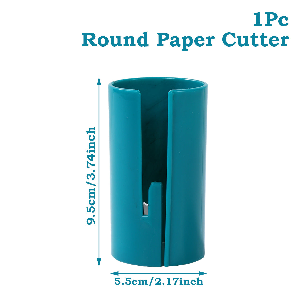 1pc Portable Mini Wrapping Paper Cutter Christmas Packaging Paper Cutting Knife Cutting Wrapping Paper Cutter Tool Tube Gift Wrap