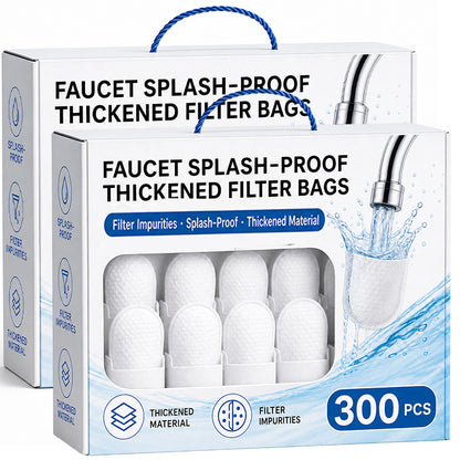 Faucet Filter Cotton Tap Water Filter Bag Faucet Anti Splash Tap Purifier Bag Kitchen Thickened Washable Sediment Filtration Bag
