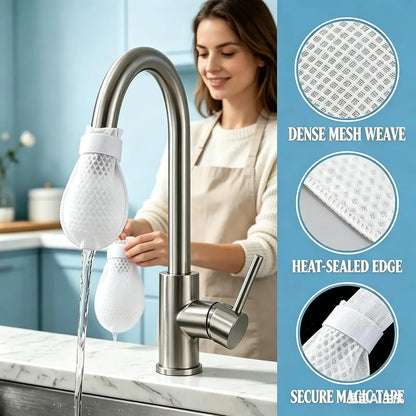 Faucet Filter Cotton Tap Water Filter Bag Faucet Anti Splash Tap Purifier Bag Kitchen Thickened Washable Sediment Filtration Bag