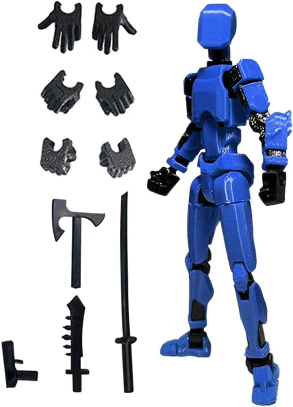 (Assembly Completed )13 Action Figure Titan Multi-Jointed Movable Shapeshift Robot T13 Action Lucky robot Figures Toys kids Gift