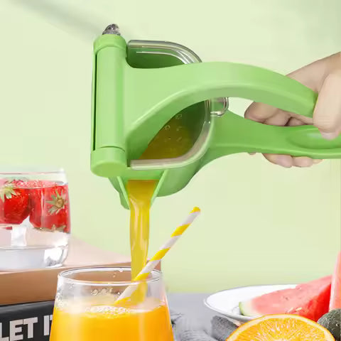 Max Juice Extraction Lemon Lime Squeezer Easy To Use Flat Lemon Orange Citrus Squeezer with Leverage Squeezer for Bar Kitchen