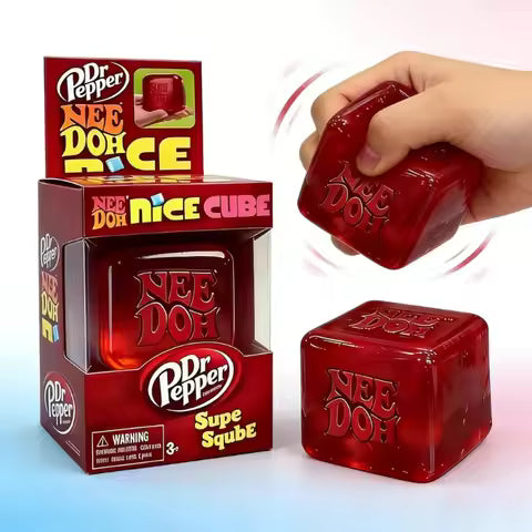 New ///Set Squishy Needoh Nice Cube Schylling Sensory Stress Reliever Fidget Tool Toy Anxiety Focus Sensory Cube Adults Kid Gift
