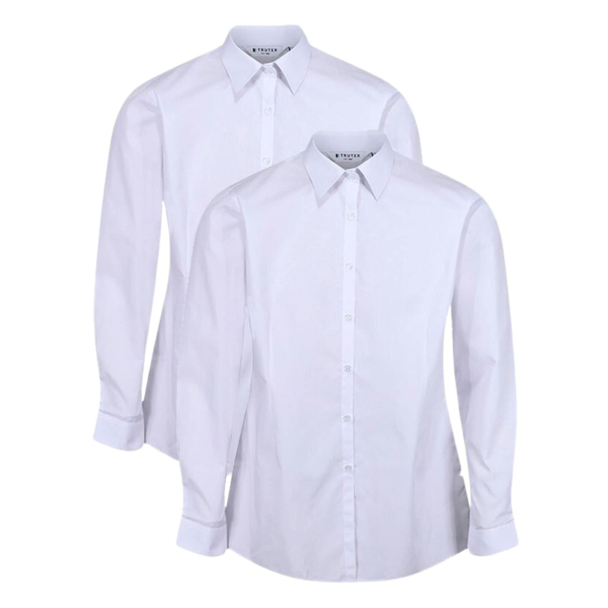 Girls School Shirts White and Blue Colour Blouse in Long & Short Sleeve