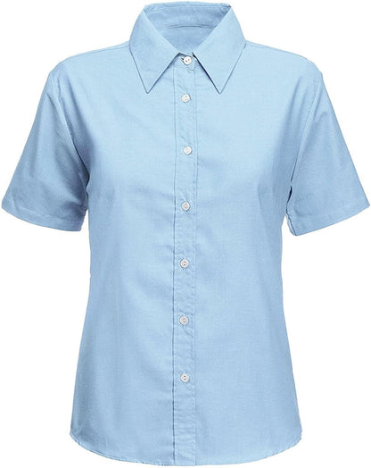 Girls School Shirts White and Blue Colour Blouse in Long & Short Sleeve