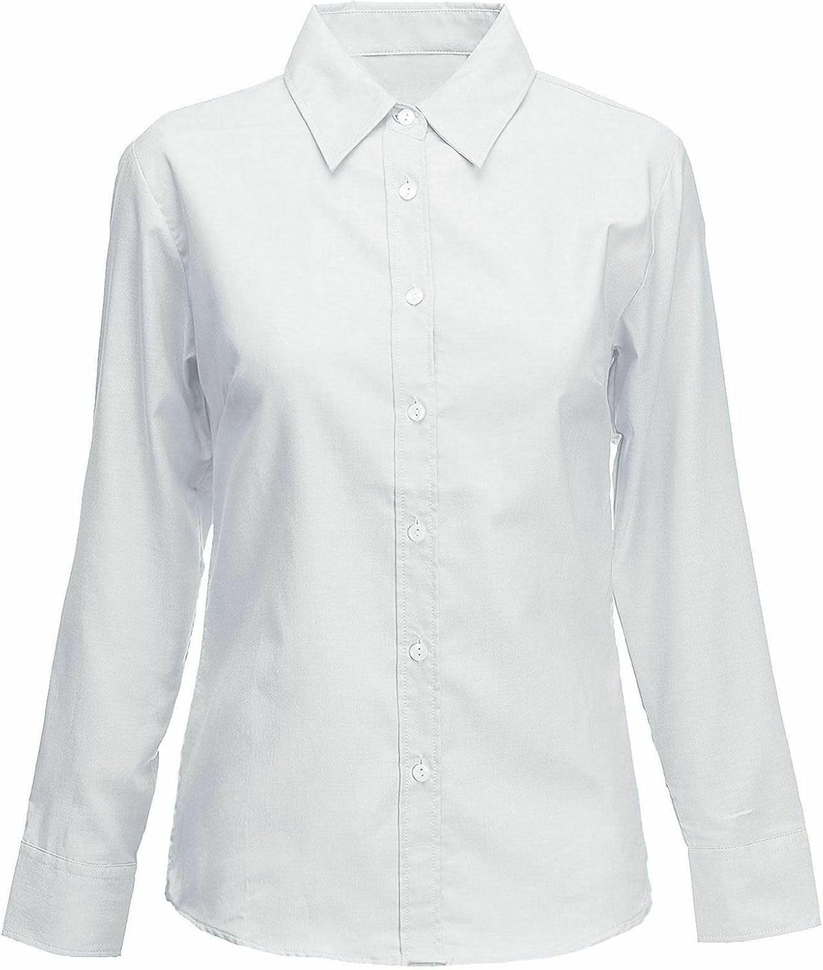 Girls School Shirts White and Blue Colour Blouse in Long & Short Sleeve